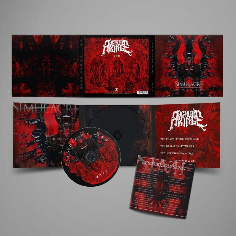 Simulacre - Archvile King - Split - CD DIGIPAK - Les Acteurs De L'Ombre - Image 3