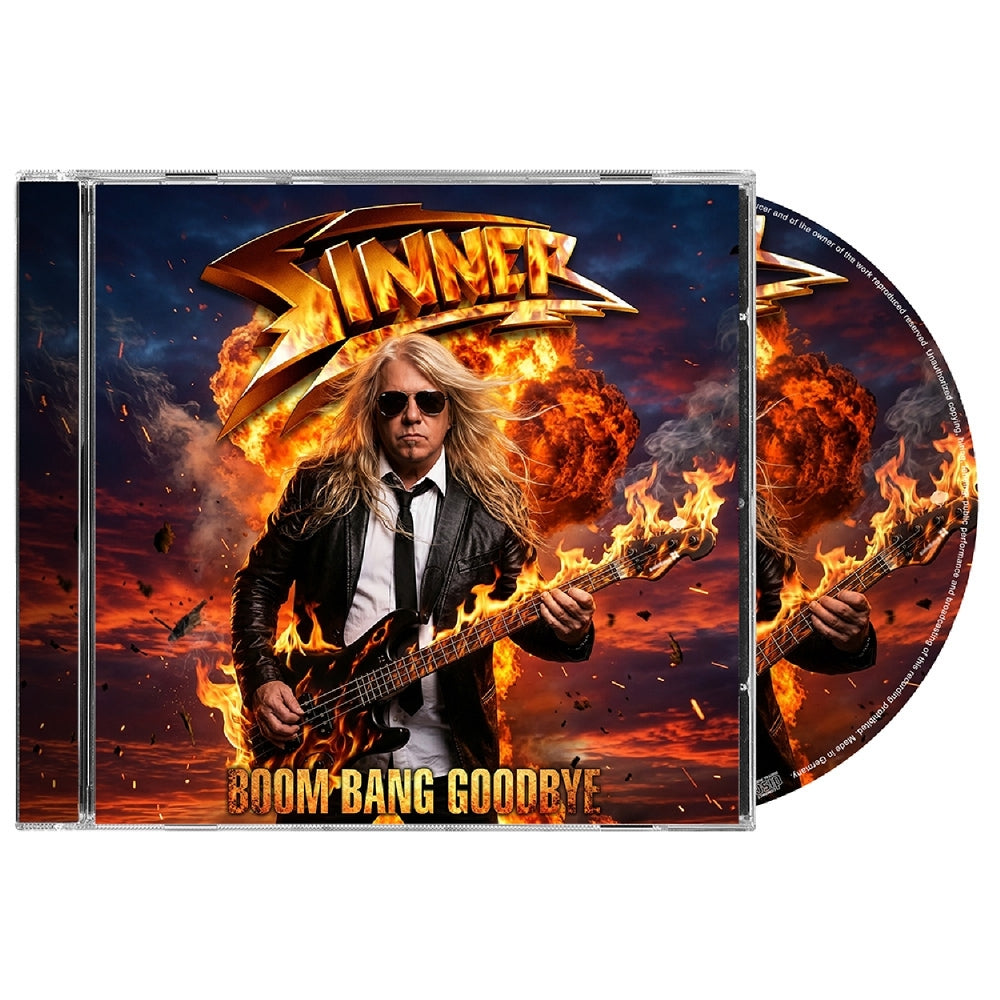 Sinner - Boom Bang Goodbye - CD - Reigning Phoenix Music - Image 2