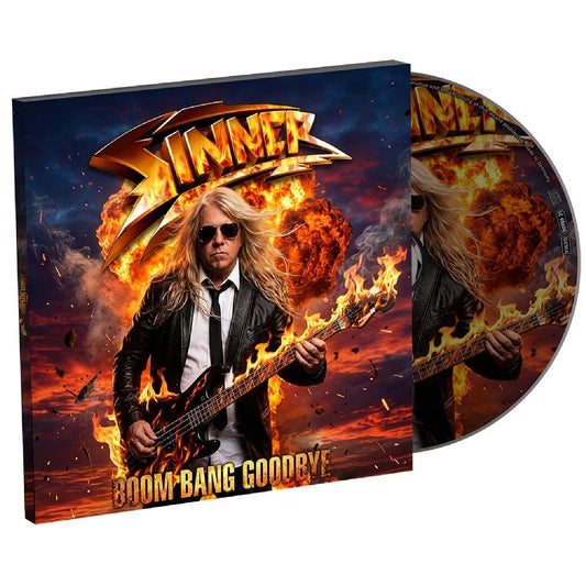 Sinner - Boom Bang Goodbye - CD DIGIPAK - Reigning Phoenix Music