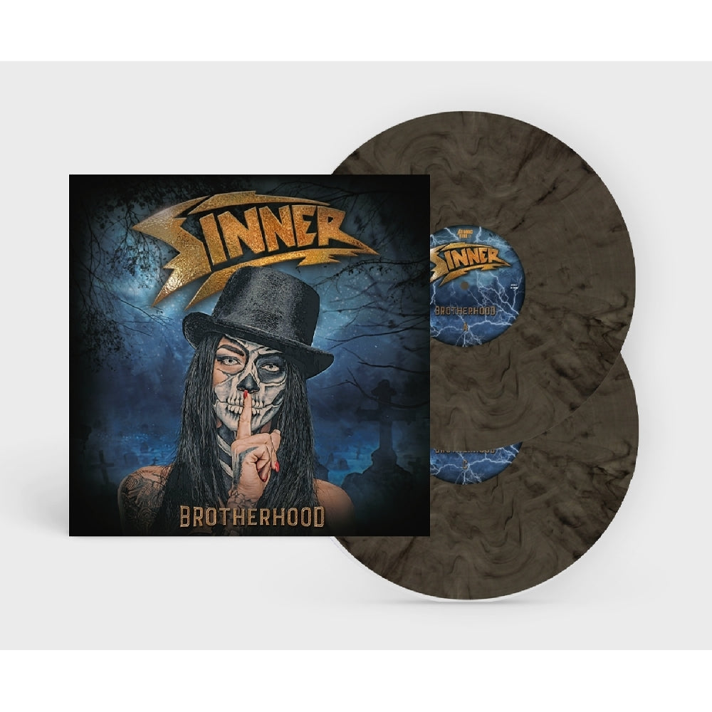 Sinner - Brotherhood - DOUBLE LP GATEFOLD COLOURED - Reigning Phoenix Music