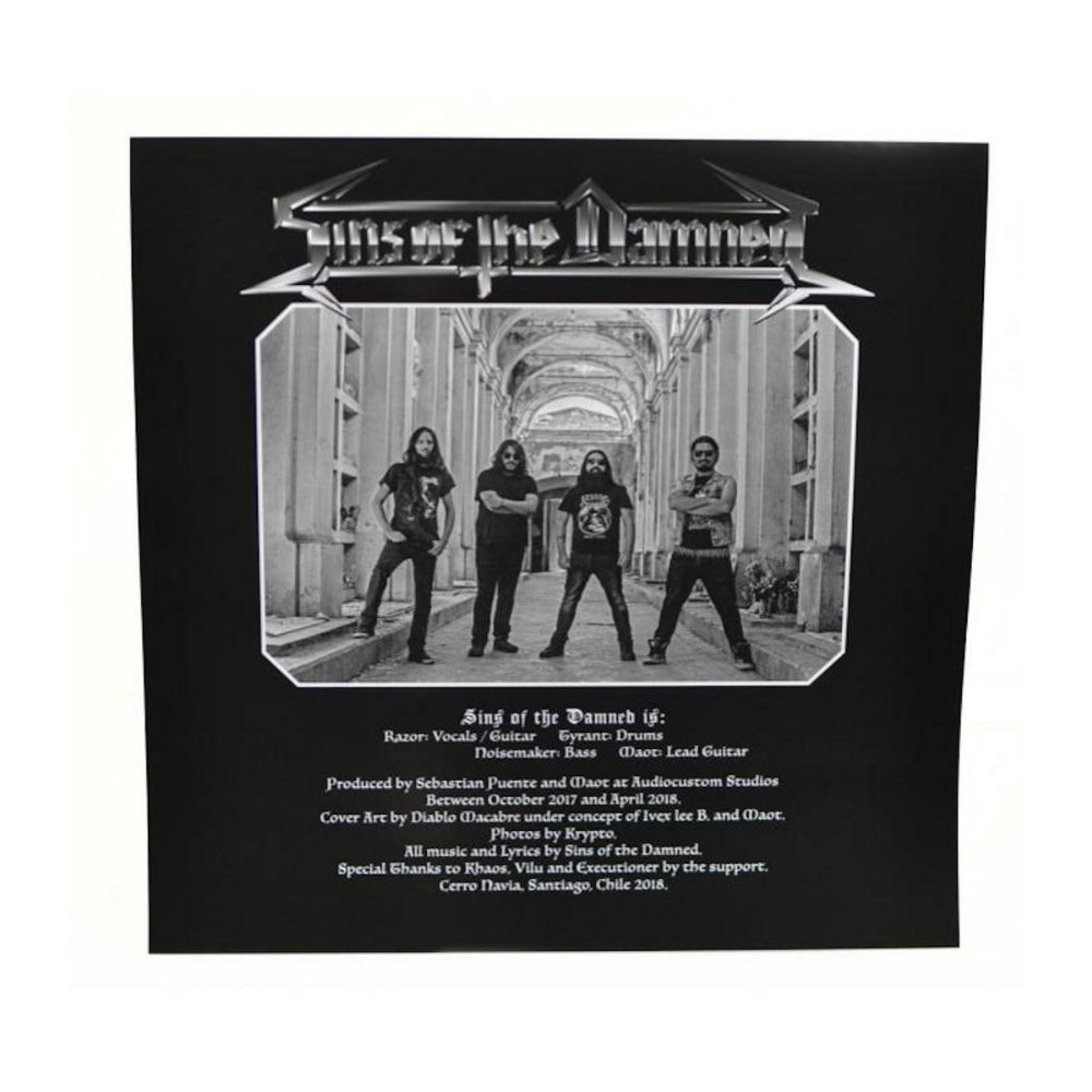 Sins Of The Damned - Striking The Bell Of Death - LP COLOURED - Shadow Kingdom Records - Image 3