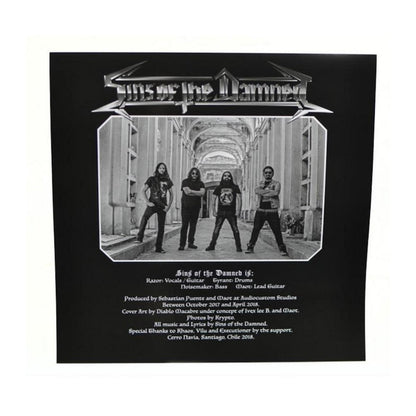 Sins Of The Damned - Striking The Bell Of Death - LP COLOURED - Shadow Kingdom Records - Image 3