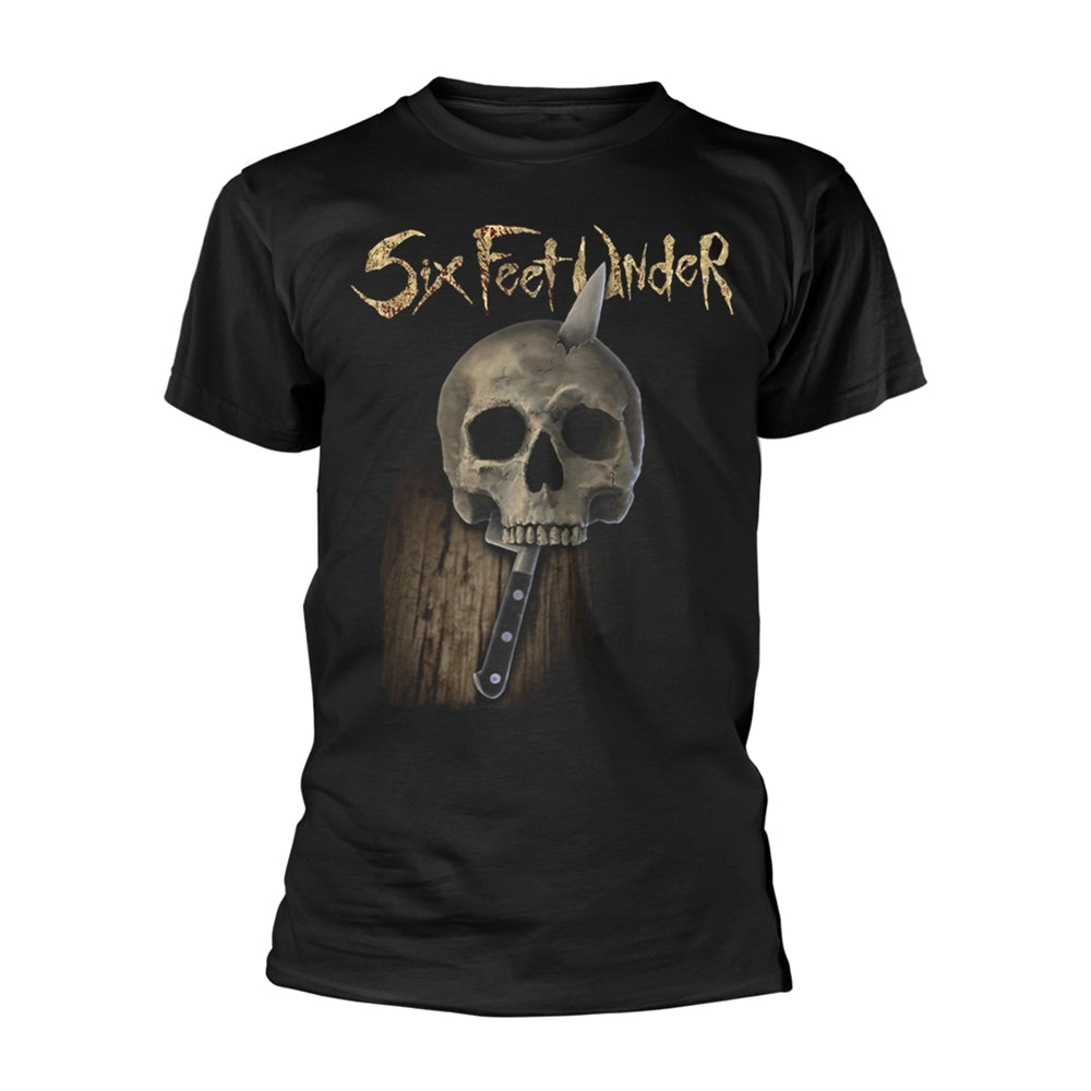 Six Feet Under - Knife Skull - T-shirt - PHD