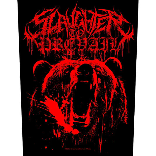 Slaughter To Prevail - Grizzly - BACKPATCH - Razamataz