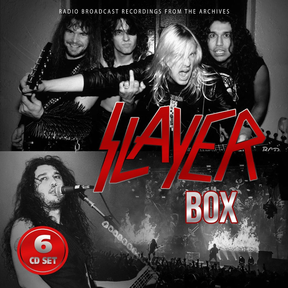 Slayer - Box (Radio Broadcast Recordings From The Archives) - 6CD DIGISLEEVE - Laser Media