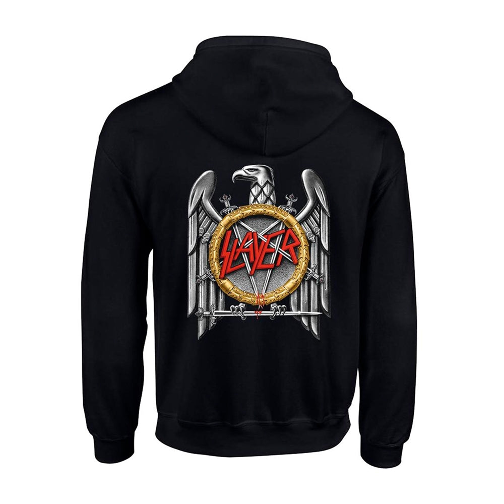 Slayer - Eagle - Hooded Sweat Shirt Zip - PHD - Image 2