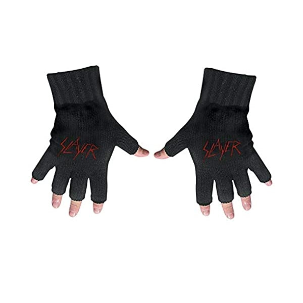 Slayer - Logo - FINGERLESS GLOVES - Razamataz
