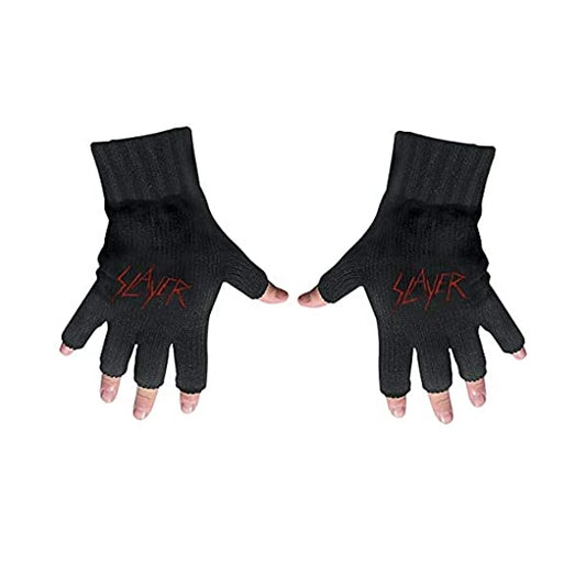 Slayer - Logo - FINGERLESS GLOVES - Razamataz