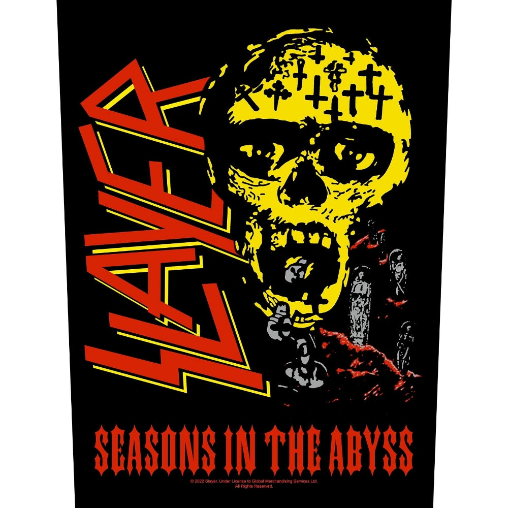 Slayer - Seasons In The Abyss - BACKPATCH - Razamataz