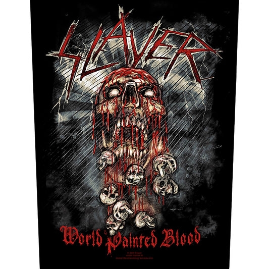 Slayer - World Painted Blood - BACKPATCH - Razamataz