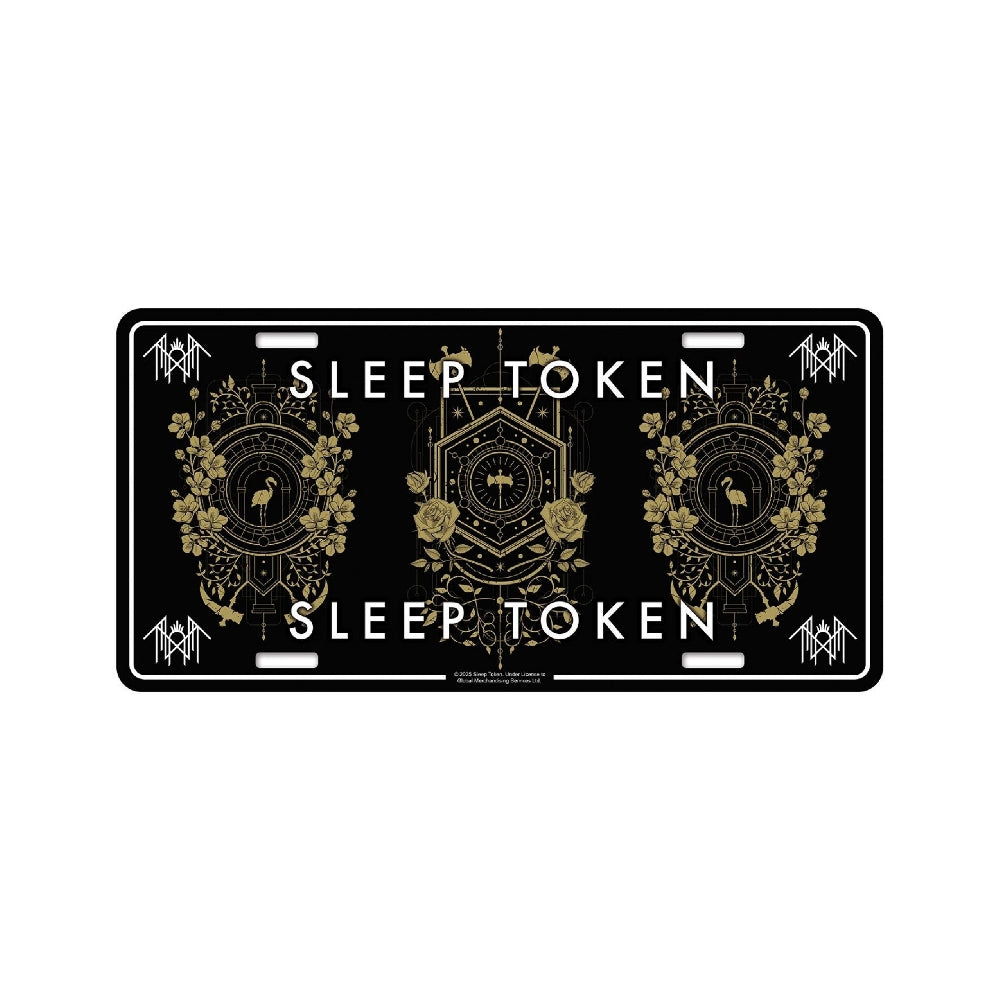 Sleep Token - Even In Arcadia Sigils - License plate - Razamataz