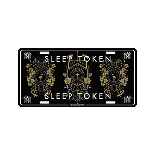 Sleep Token - Even In Arcadia Sigils - License plate - Razamataz