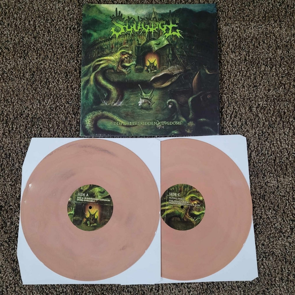 Slugdge - Dim & Slimeridden Kingdoms - DOUBLE LP GATEFOLD COLOURED - Willowtip