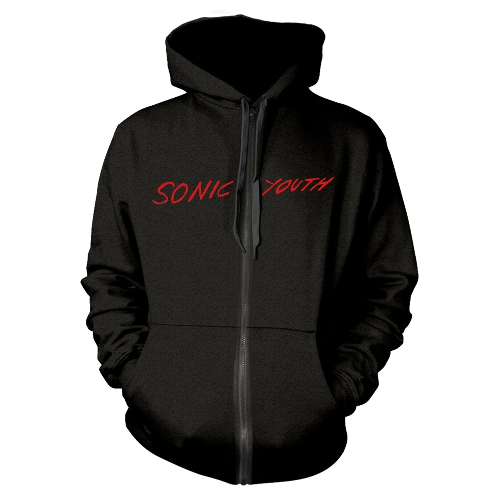 Sonic Youth - Goo Album Cover - Hooded Sweat Shirt Zip - PHD