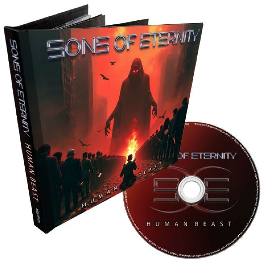 Sons Of Eternity - Human Beast - CD DIGIBOOK - Massacre Records - Image 2
