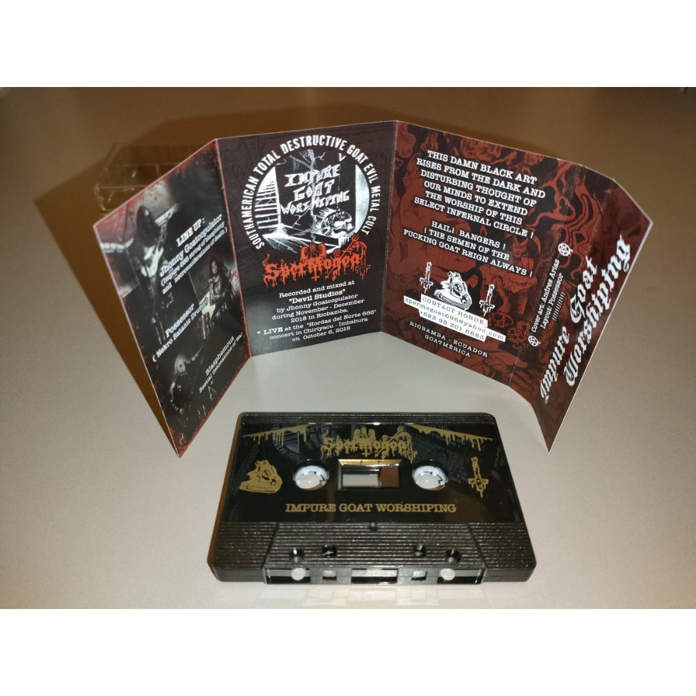 Spermogoat - Impure goat Worshiping - CASSETTE - Metal Is The Law - Image 4
