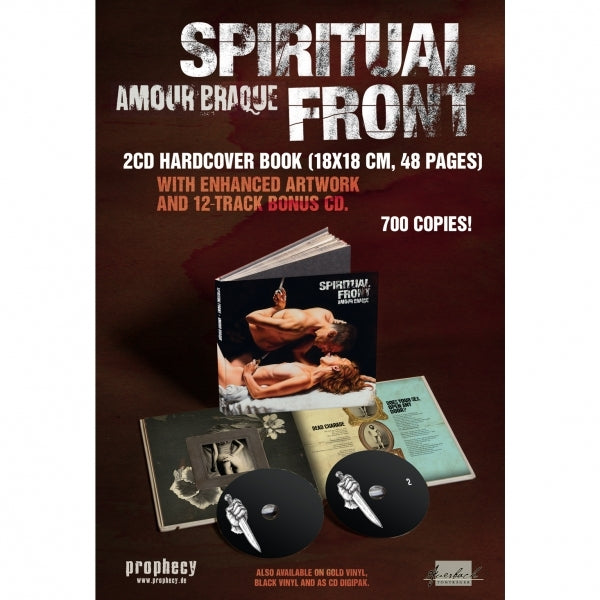 Spiritual Front - Amour Braque - 2CD ARTBOOK - Prophecy Productions