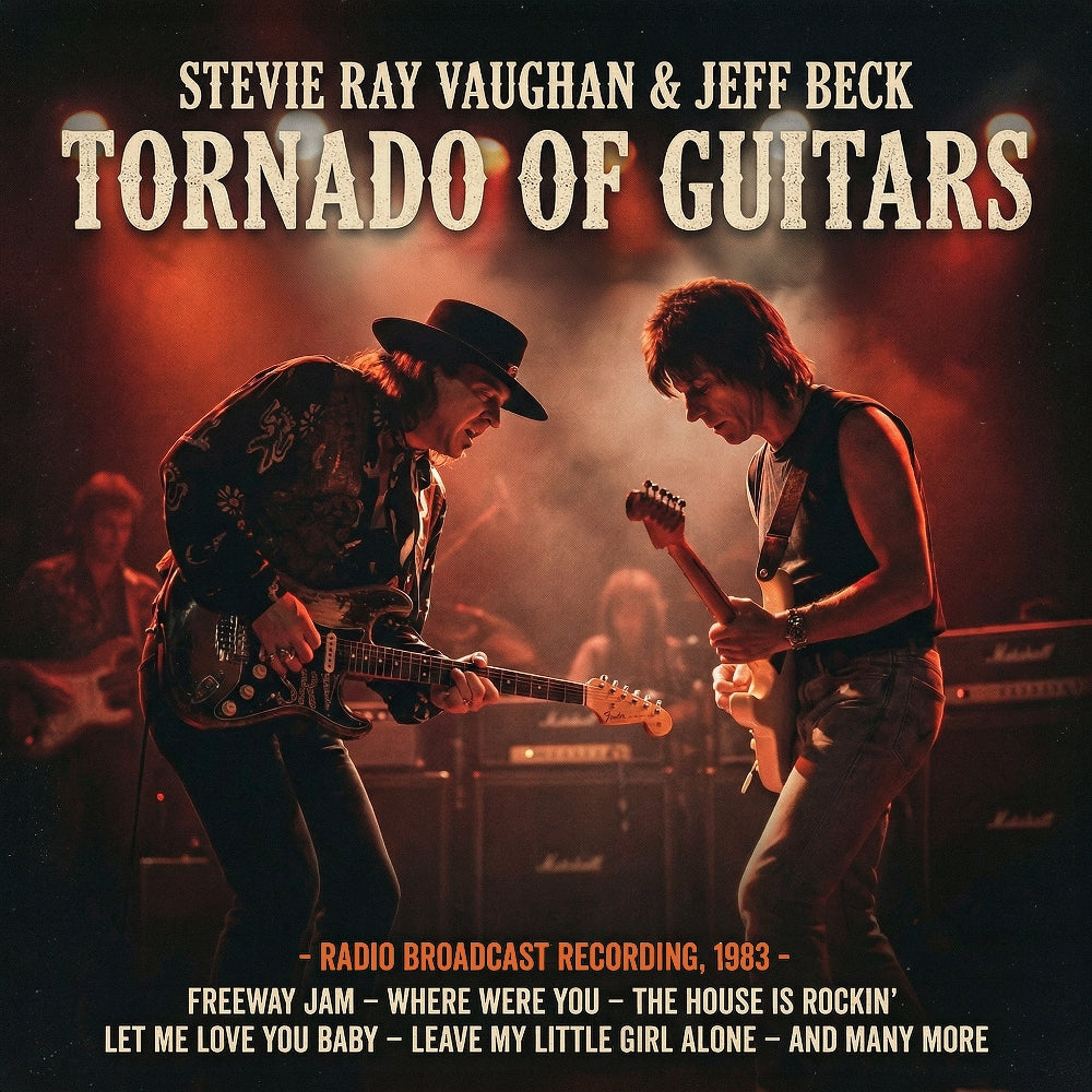 Stevie Ray Vaughan & Jeff Beck - Tornado Of Guitars - CD - Rockin' Bear Records