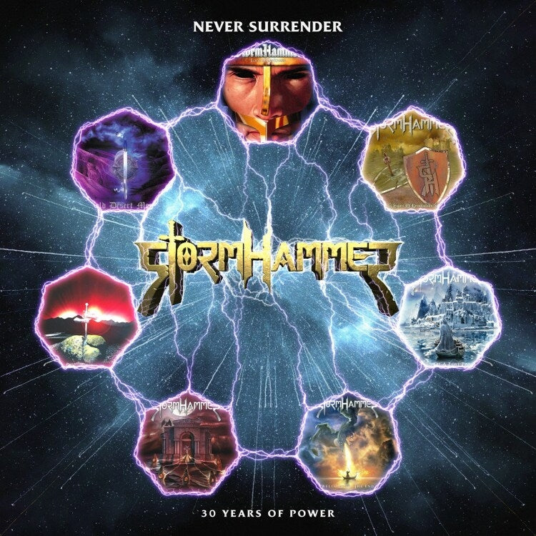 StormHammer - Never Surrender - 30 Years Of Power - CD DIGIPAK - Rock Of Angels Records