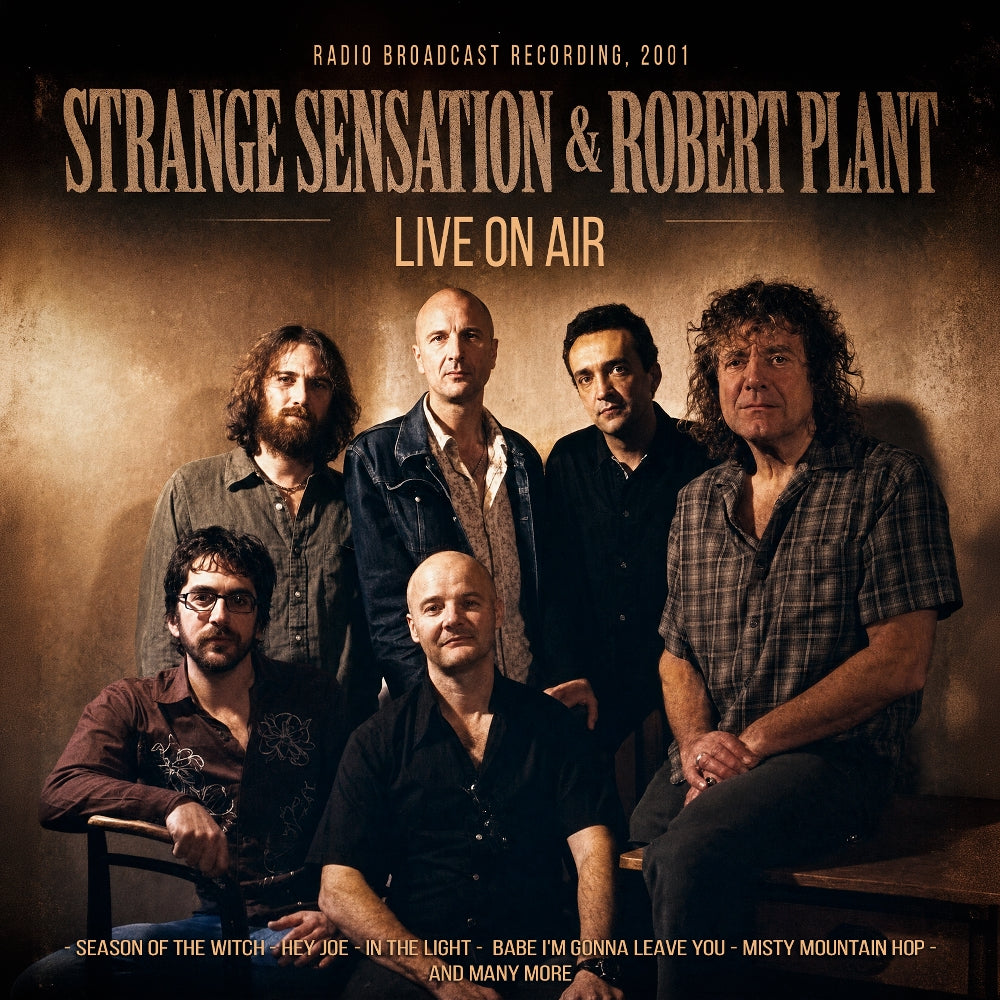 Strange Sensation & Robert Plant - Live On Air (Radio Broadcast Recording, 2001) - CD - Rockin' Bear Records