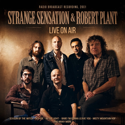 Strange Sensation & Robert Plant - Live On Air (Radio Broadcast Recording, 2001) - CD - Rockin' Bear Records