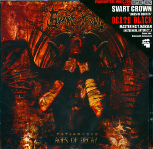 Svart Crown - Ages Of Decay - CD - Rupture