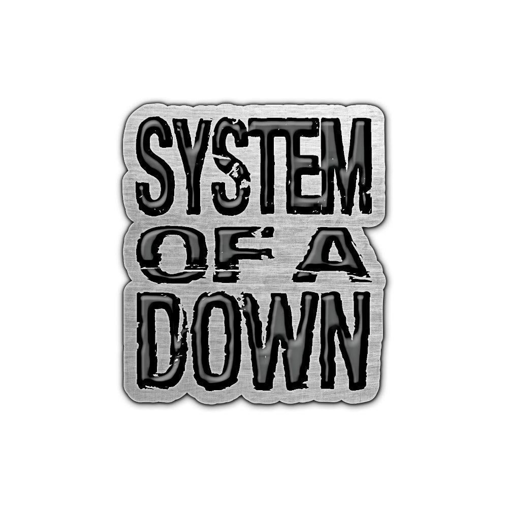 System Of A Down - Logo - METAL PIN - Razamataz