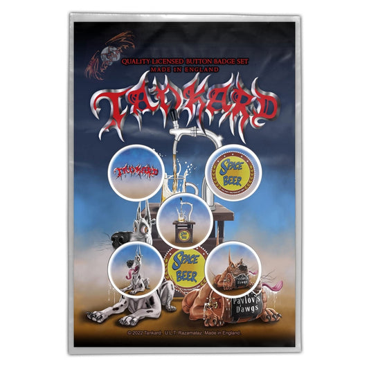 Tankard - Pavlov's Dawgs - BUTTON BADGE SET - Razamataz