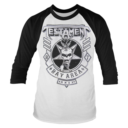 Testament - Bay Area 87 Europe 2020 Tour - Baseball Shirt 3/4 Sleeve - PHD