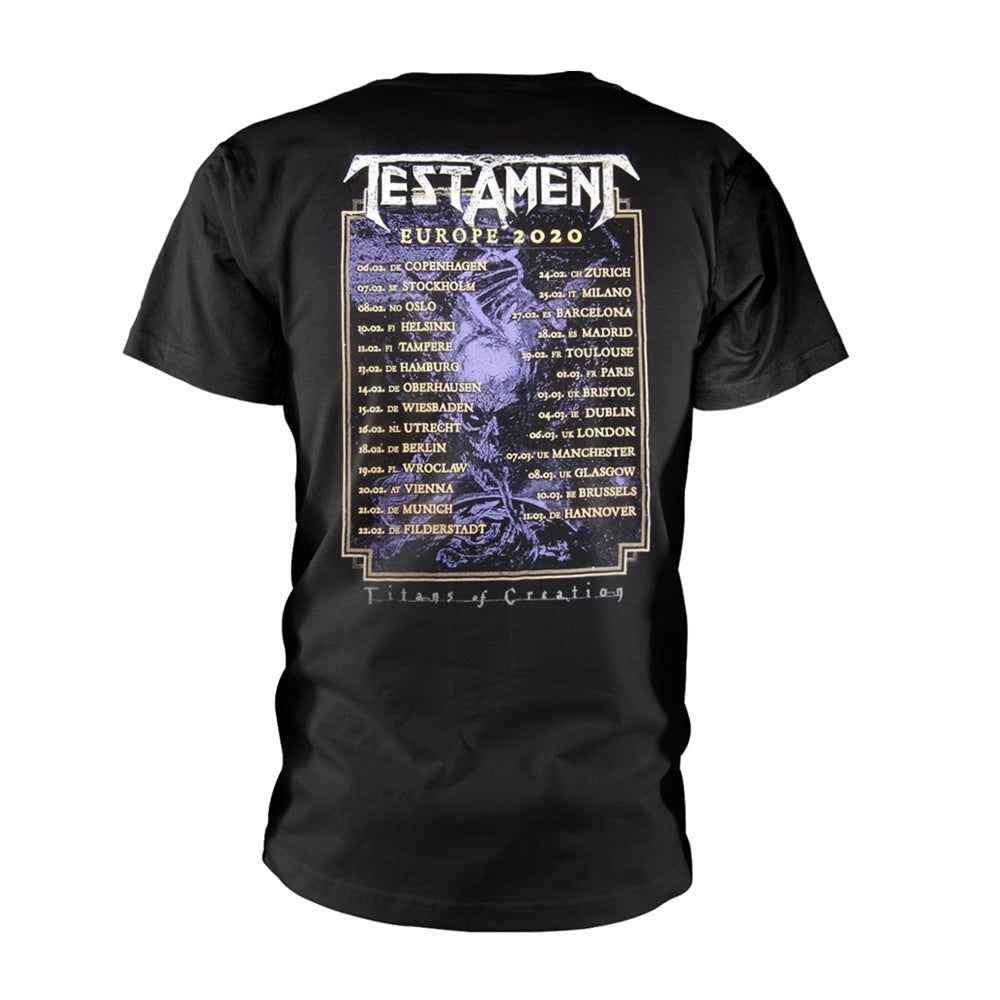 Testament - Titans Of Creation Europe 2020 Tour (colour) - T-shirt - PHD - Image 2