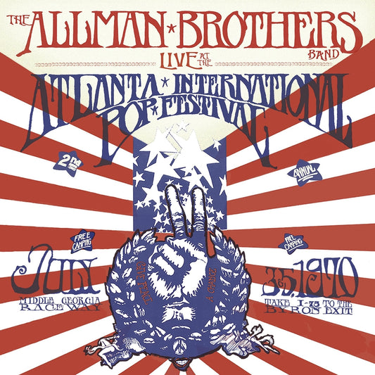 The Allman Brothers Band - Live At The Atlanta International Pop Festival - CD - Allman Brothers Band Recording Company (2015 Deal)