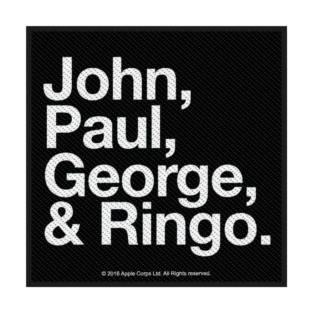 The Beatles - John, Paul, George & Ringo - Patch - Razamataz