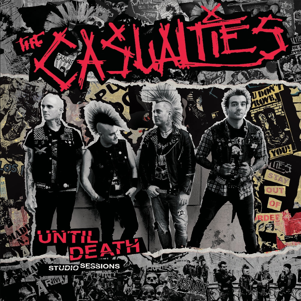 The Casualties - Until Death - Studio Sessions - LP COLOURED - Cleopatra Records - Image 3