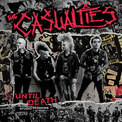 The Casualties - Until Death - Studio Sessions - LP COLOURED - Cleopatra Records - Image 3