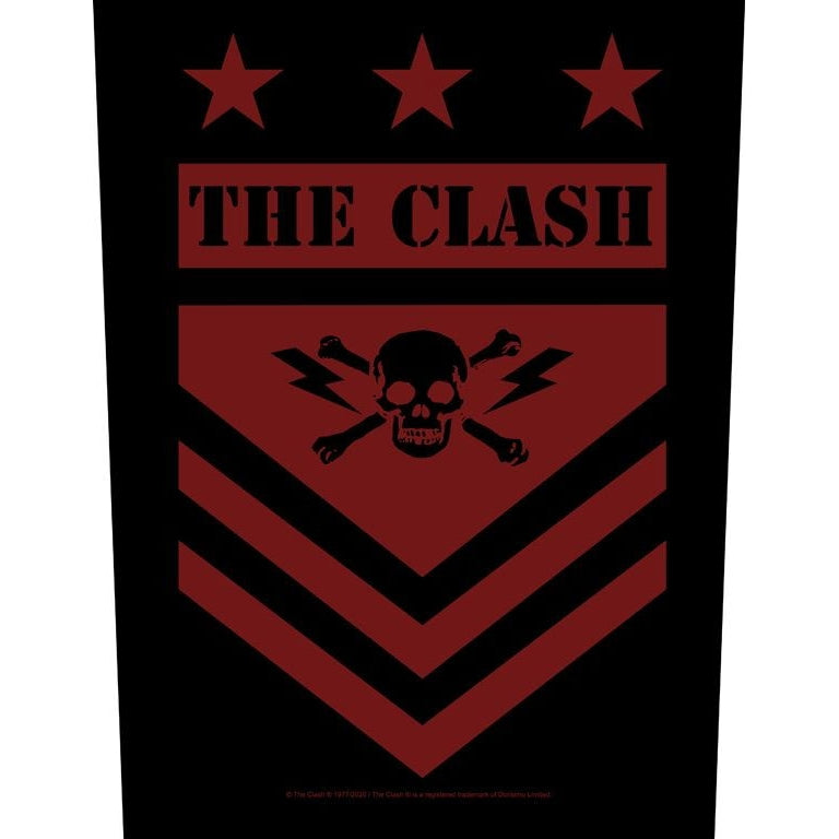 The Clash - Military Shield - BACKPATCH - Razamataz