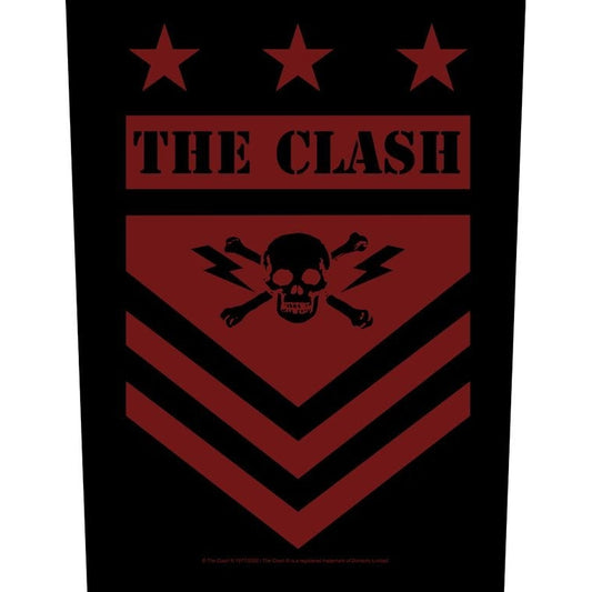 The Clash - Military Shield - BACKPATCH - Razamataz