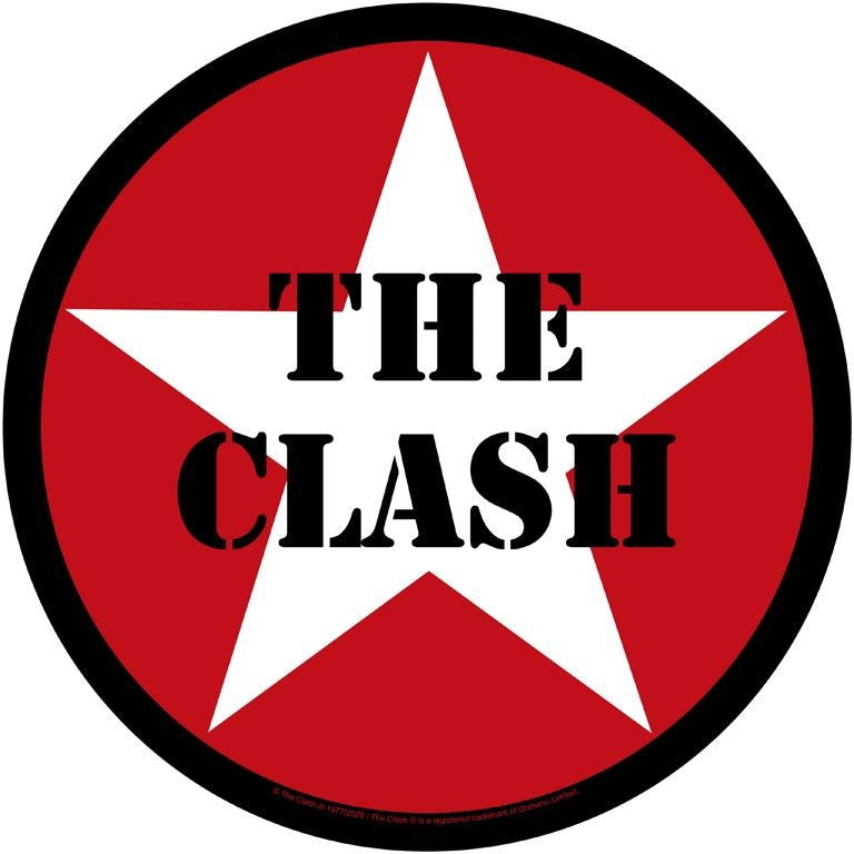 The Clash - Star Logo - BACKPATCH - Razamataz