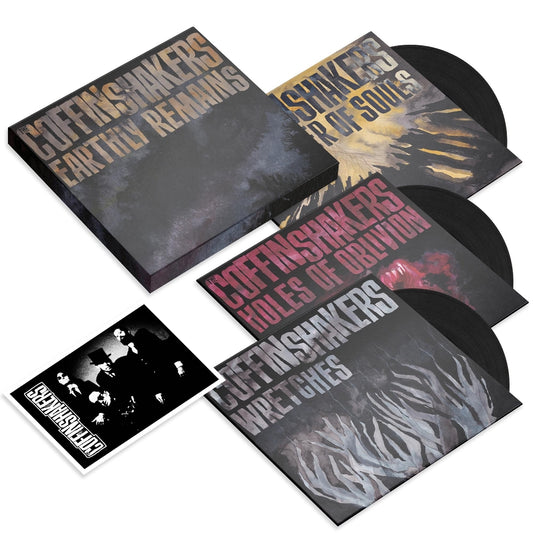 The Coffinshakers - Earthly Remains - 3x7" Vinyl Box Set - Svart Records