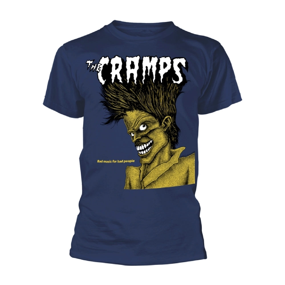 The Cramps - Bad Music For Bad People (Navy) - T-shirt - PHD