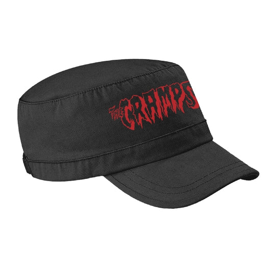 The Cramps - Red Logo - Military Cap - PHD