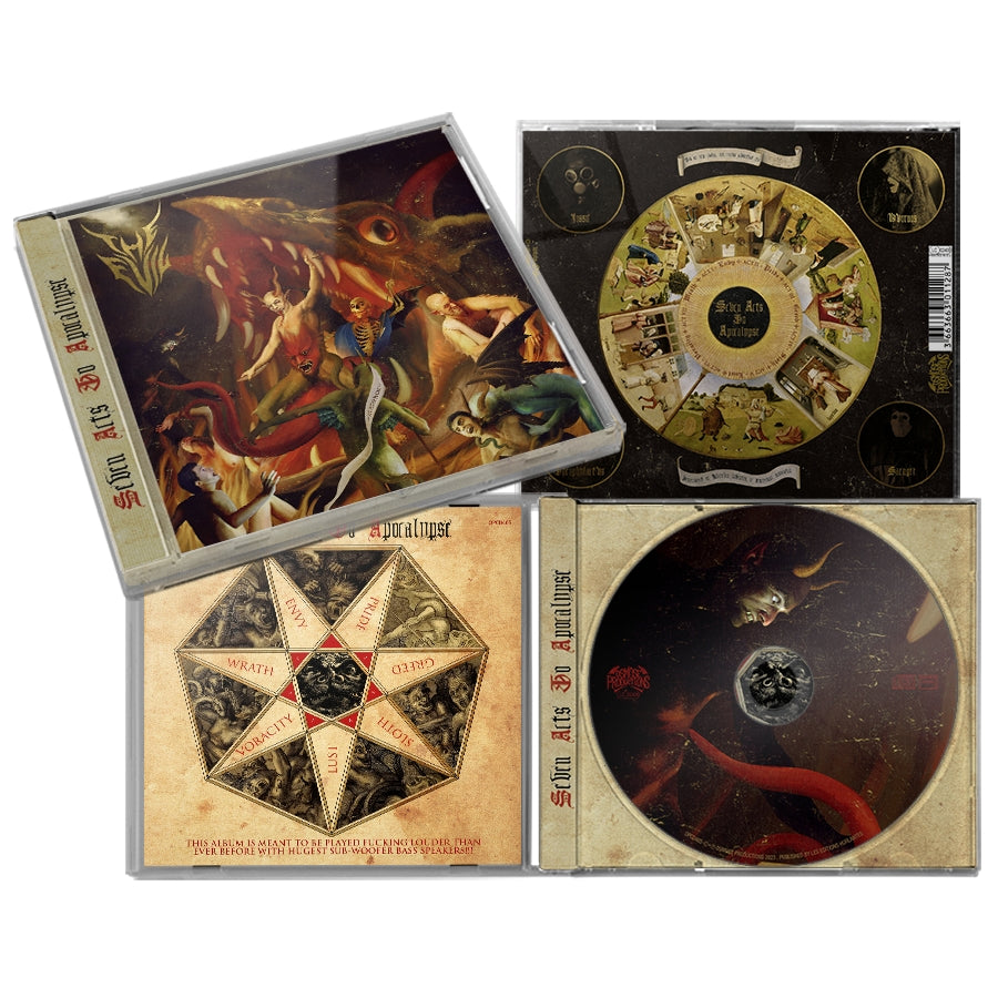 The Evil - Seven Acts To Apocalypse - CD - Osmose Productions - Image 2