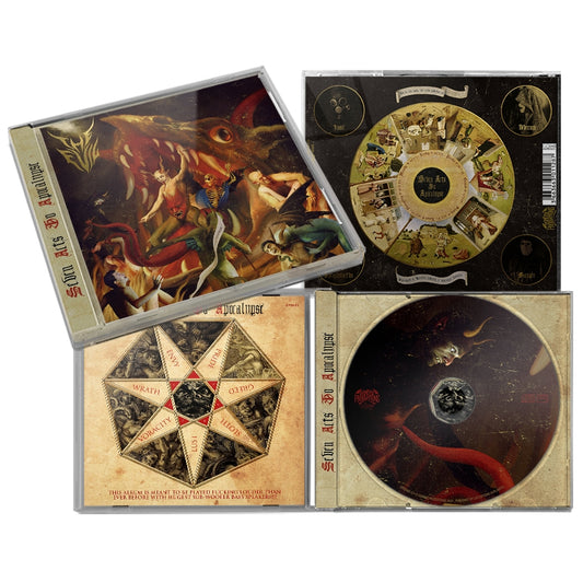 The Evil - Seven Acts To Apocalypse - CD - Osmose Productions - Image 2