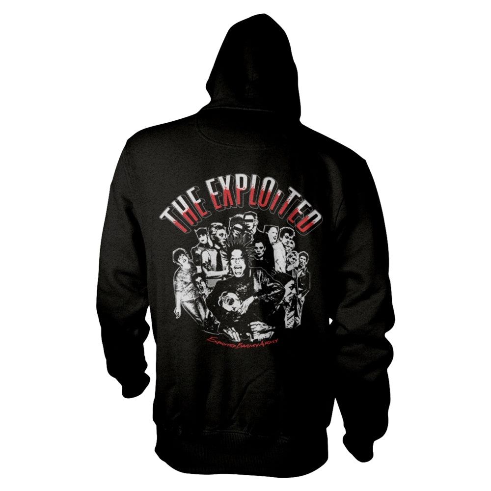 The Exploited - Barmy Army - Hooded Sweat Shirt Zip - PHD - Image 2