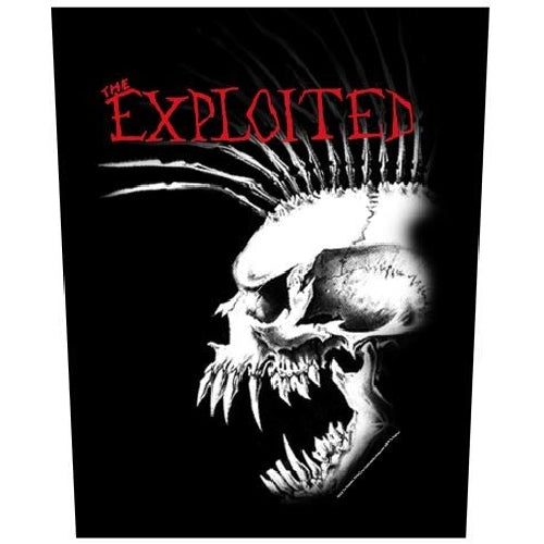 The Exploited - Bastard Skull - BACKPATCH - Razamataz