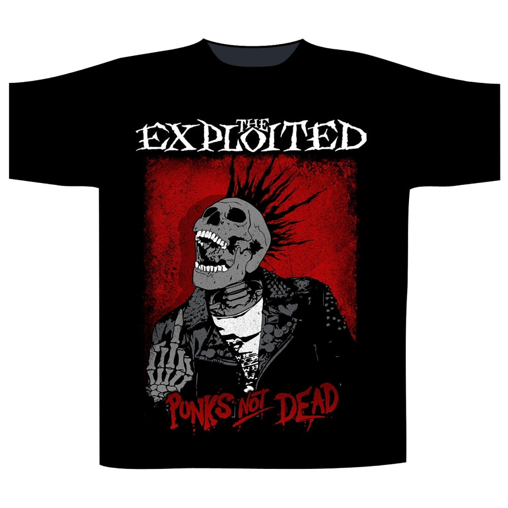 The Exploited - Splatter / Punks Not Dead - T-shirt - Razamataz