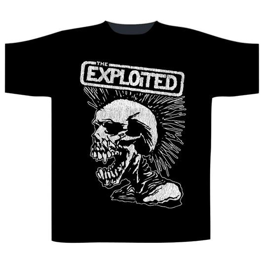The Exploited - Vintage Skull - T-shirt - Razamataz