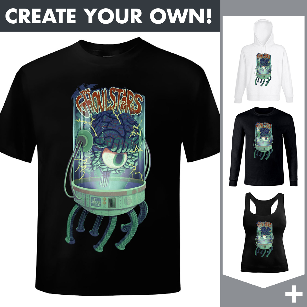 The Ghoulstars - The Brain That Wouldn't Die - Merchandising