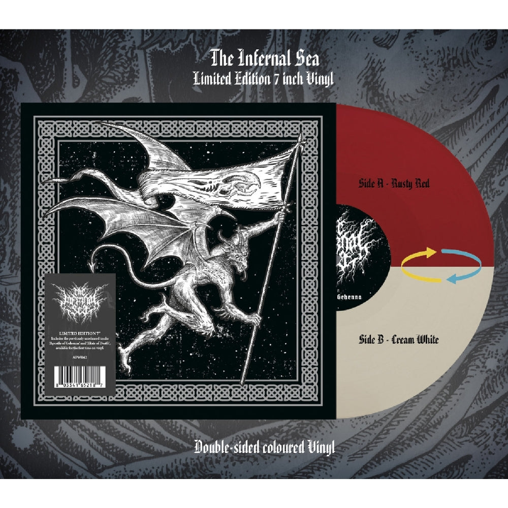 The Infernal Sea - The Great Mortality - LP gatefold coloured  + 7" coloured - Apocalyptic Witchcraft - Image 2