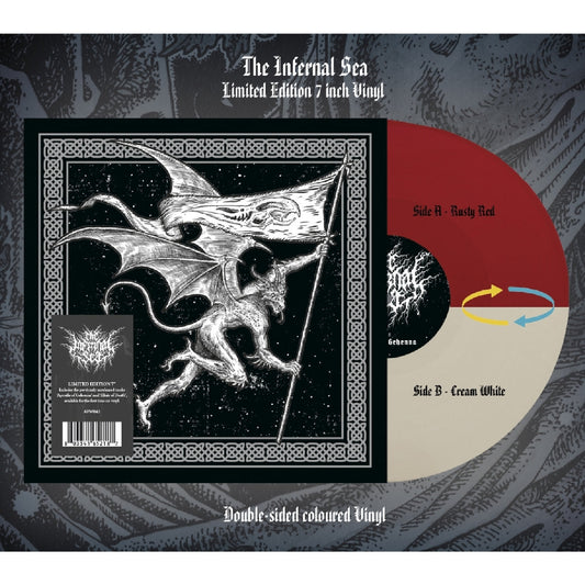 The Infernal Sea - The Great Mortality - LP gatefold coloured  + 7" coloured - Apocalyptic Witchcraft - Image 2