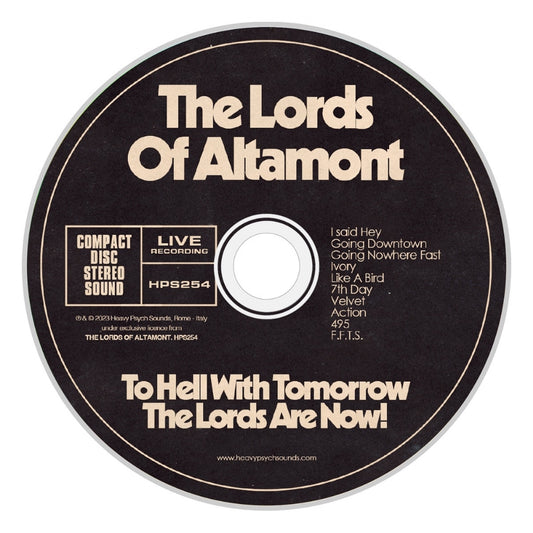 The Lords Of Altamont - To Hell With Tomorrow The Lords Are Now! - CD DIGIPAK - Heavy Psych Sounds Records - Image 2